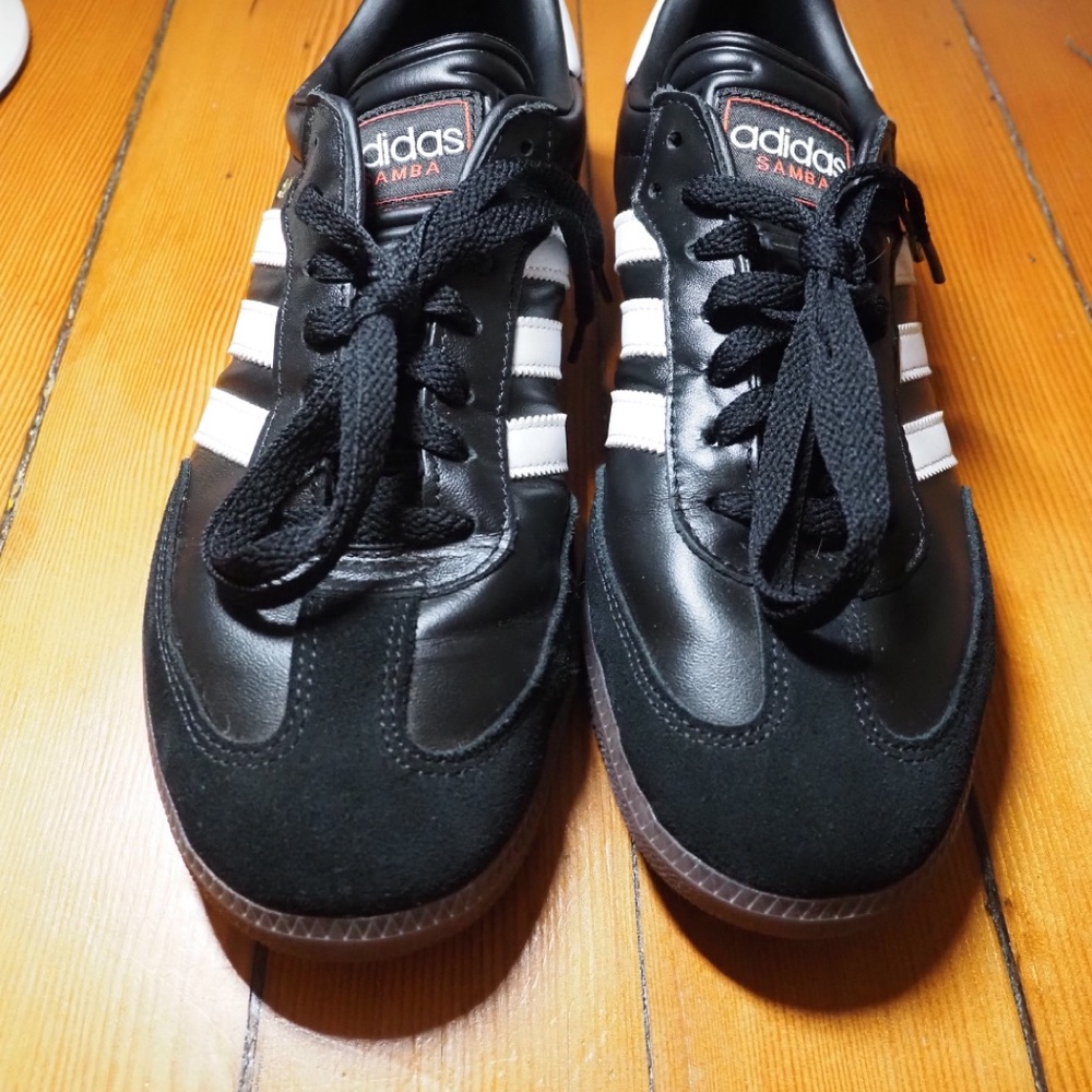Adidas Samba Black Leather Sneakers